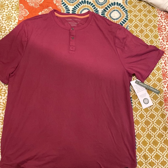 Threads for thought Henley shirt - Picture 1 of 4